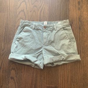 Women's light green shorts
